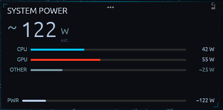 System Power panel screenshot